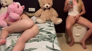 Searing chick wit peachy pussy Emma Starletto is fucked by friend stepbrother
