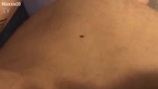 This horny teen blonde babe sucks cock like a pro, taking it all the way down her throat while stroking his balls with her other hand