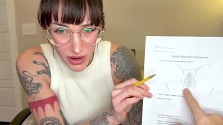 Tough teen slut pleases her pussy with large sex toy in the bathroom