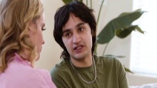 Stepson helps milf stepmom get pregnant