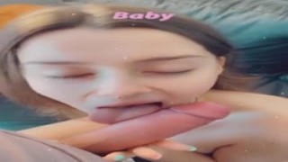 Julie Jess - Snapchat - Cute College Babe Gets Mouth Filled With Cum