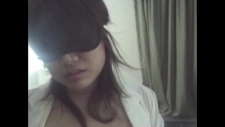 Red haired bitch Michelle Can lock up her partner and makes him cuckold