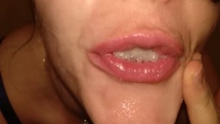 Alyssa Quinn - Teengirl with Braces Gets Chocked and Deepthroated by Indian Dick during BJ