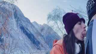 Awful redhead tramp Kristina Rose gets heavy facial