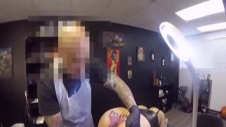 She slid her hand up Jasmines thigh, feeling the smoothness of her dark skin and the hardness of her cock