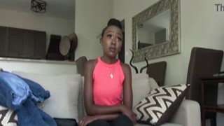 Innocent Skinny Black Model Falls Into Sex Trap At Fake Casting
