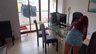 Ive been living with my wifes step-sister for days now, and damn is she hot! Shes got these big, juicy tits that just make me want to grab onto them and squeeze