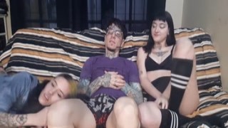 Blaze Rager - Watching Sex Education and My Friend Wakes Me up Sucking Dick Ft Mei Pang - John Lemon