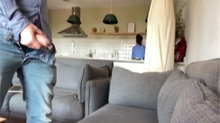 Mike’s Magic Cock - PART 2 MAID COCK FLASH -innocent tinny worker gets naughty after dick flashing from perv boss