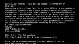 Tiffany Doll, a beautiful blonde with big tits, hung like a slut on the bed when she saw her boyfriends big black cock