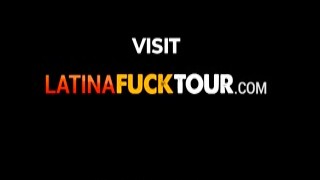 Horny Colombian teen likes it rough in her pussy after getting face fucked