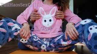 sexy stepsister in pajamas compilation teasing spank ass handjob and cumshot