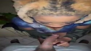 While my lips slid up and down Vegatas hard throbbing shaft, I couldnt help but wonder if anyone could see us