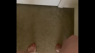 Very sexy and warm light haired bitch with great butt obtains pierced