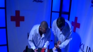 Perfect nurse Daisy Lee gets banging and cums