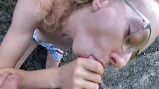 Sarah Evans - OnlyFans Beautiful Teen Sarah Evans Sucks Cock in Public and Gets Public Facial. Fucking Hot.