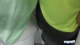 She sat on her train seat, her skirt riding up a bit, showing off her luscious thighs as she squirmed restlessly