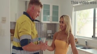 This hot, horny housewife couldnt wait for her husband to leave so she could unleash her wild side