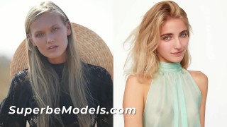 superbe models - dasha elin bella luz - blonde compilation gorgeous models undress slowly and show their perfect bodies only for you