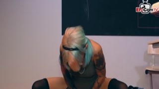 EroCom - Skinny punk teen fucks her classmate during detention