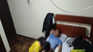 I take full advantage of my cuckold wifes hot friend while shes napping next to us