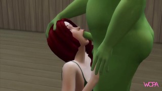All naked sexy blonde GF offers her sweetheart with tender footjob