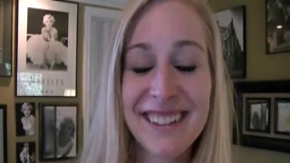 My sweet little slut has finally agreed to make a sex tape with me