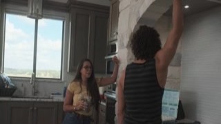 My tight little asshole was begging to be stretched, so I asked my stepbrother if he could help me out