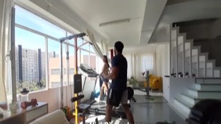 Nick Moreno - Fucking in my Home Gym with a Slut who Enjoys my Cock in her Pussy (FREE PORN)