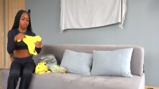 Latina Casting - Ebony Hip Hop Dancer Gives Ass For Reggaeton Gig