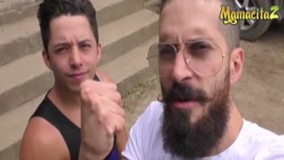 The gorgeous Latina Evelyn Suarez was eagerly fucked by a group of horny boys