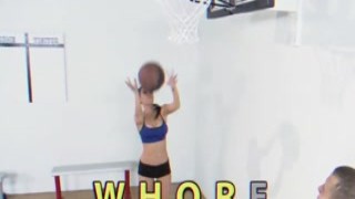 Brandy Aniston, the naughty nymphomaniac slut whore, was fucking Mr