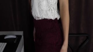 Nicole and Alex - The boss fucked his secretary in the workplace. Slut secretary