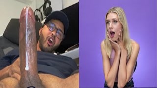 A horny white girl craves the BBC, desperately wanting to get her tight pussy filled with that big black cock