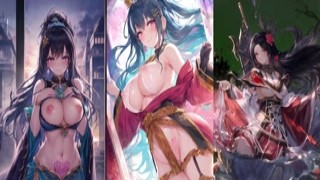 Erotic girl in aesthetic style,pornographic,mmd,hmv,pcv