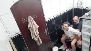 Unclean teen chick Lana Violet go geezer and obtain dual penetrated by two old dicks