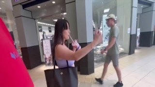 Ashley Adams Public Cumwalk (1080)