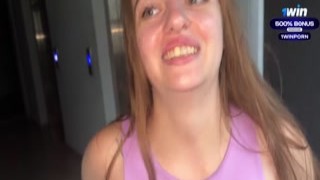 Katy Milligan - An excited neighbor met me at the ENTRANCE