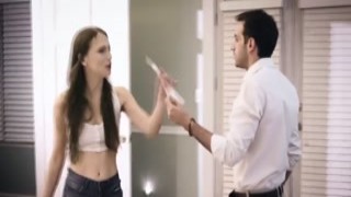 Gf manhandled rough by her guy for lying