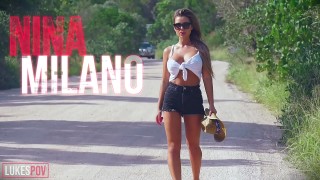 milano fucks outdoors