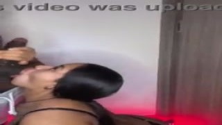 The sultry Latina model, with her perky tits and luscious lips, couldnt help but notice the bulge in her best friends pants as they sat next to each other on the couch