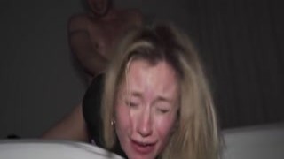 She was just a blonde little slut, waiting to be pounded into submission