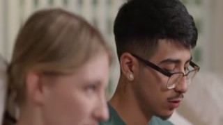 Virgin cheerleader fucks her shy friend