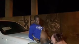 Damnnndezzyyy -BBW Deepthroat interracial gagging