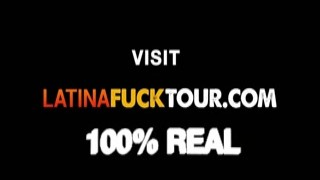 Petite Colombian cutie takes in a huge Gringo dick in the first date!