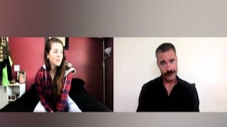 Pervy counselor manipulates teen to do a cam show