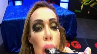 Facial cums in mouth and cumshots on chessie kay