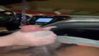 The slut, wearing a tight mini skirt and a low-cut top, was standing by her car in the airport parking lot when she saw him walking towards her