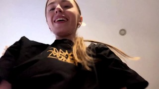 Extraordinary sex with jaw going down babe with heavy boobs Terry Nova