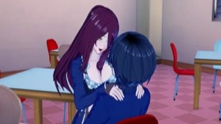 Rindos mouth watered as he eyed the girl